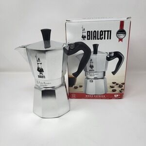 Bialetti Moka Express 6-Cup Stovetop Coffee Espresso Maker Made In Italy